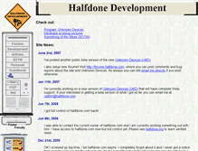 Tablet Screenshot of halfdone.com