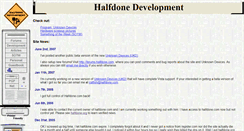 Desktop Screenshot of halfdone.org