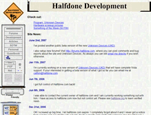 Tablet Screenshot of halfdone.org